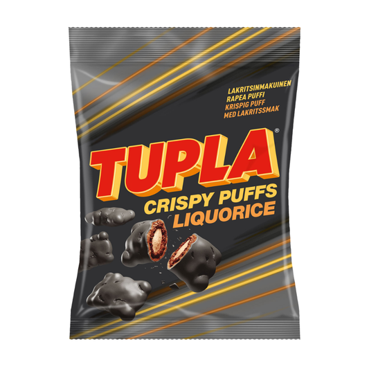 Cloetta Tupla Crispy Puffs Liqourice 140g | Lakritz-Boutique