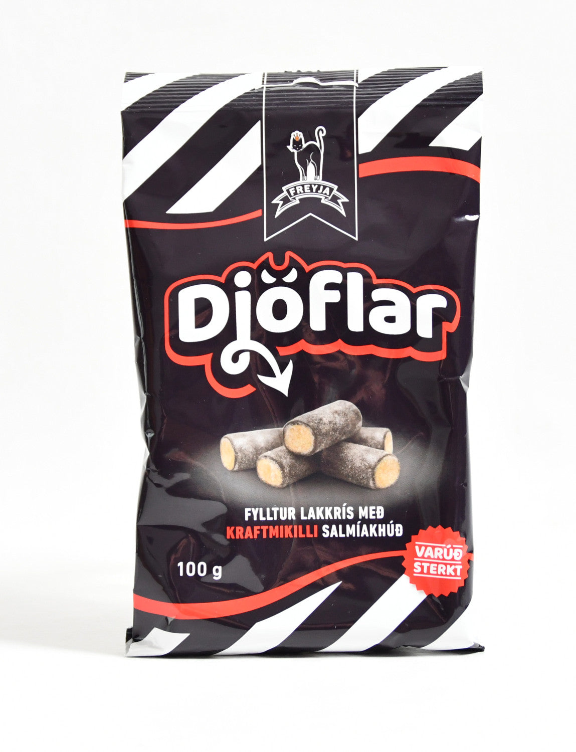Freyja Djöflar Original Salmiak Lakritz extra salzig 100g