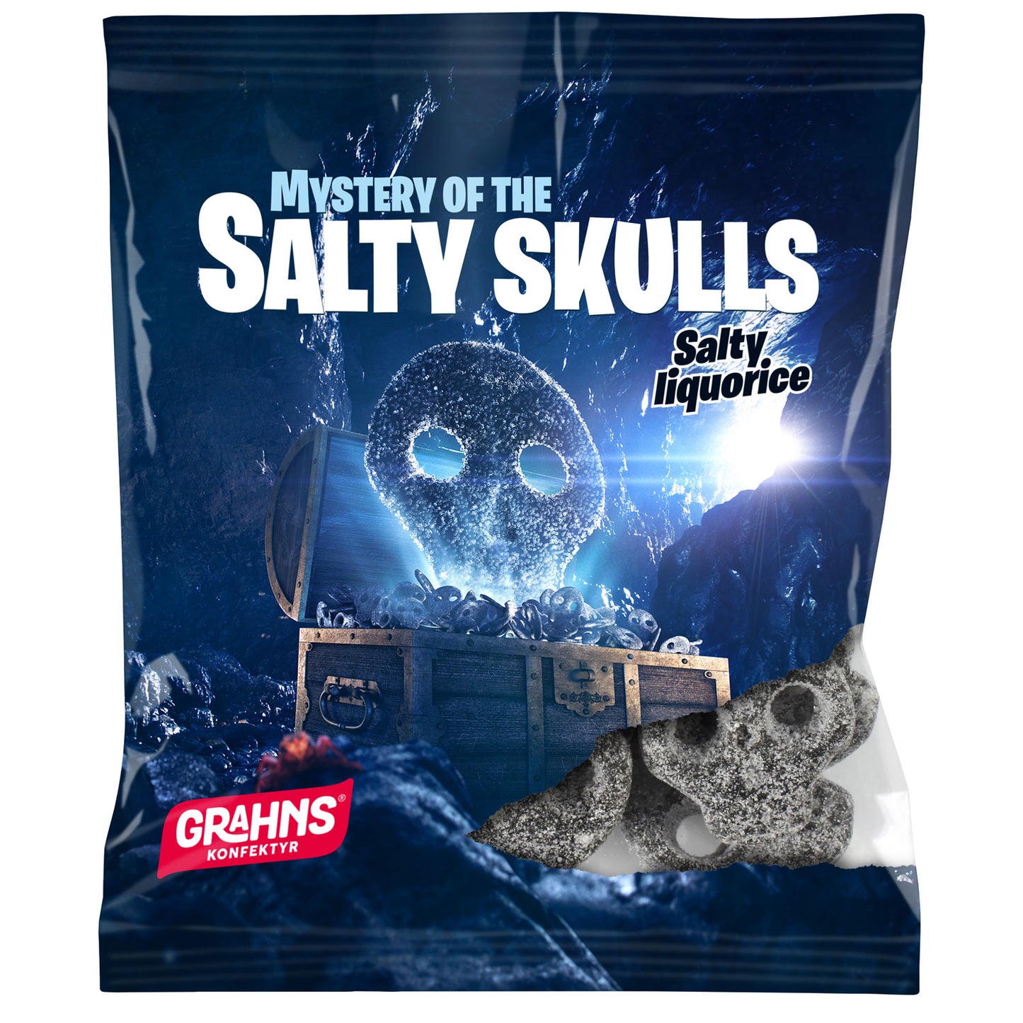 Grahns Salty Skulls Salzlakritz 80g | Lakritz-Boutique