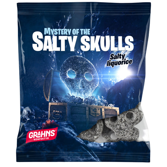 Grahns Salty Skulls Salzlakritz 80g | Lakritz-Boutique