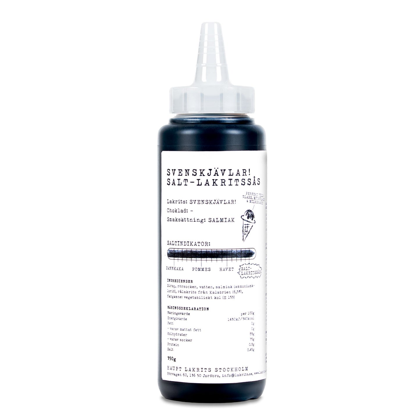 Haupt Lakrits Svenskjävlar! - Lakritzsauce 350g | Lakritz-Boutique