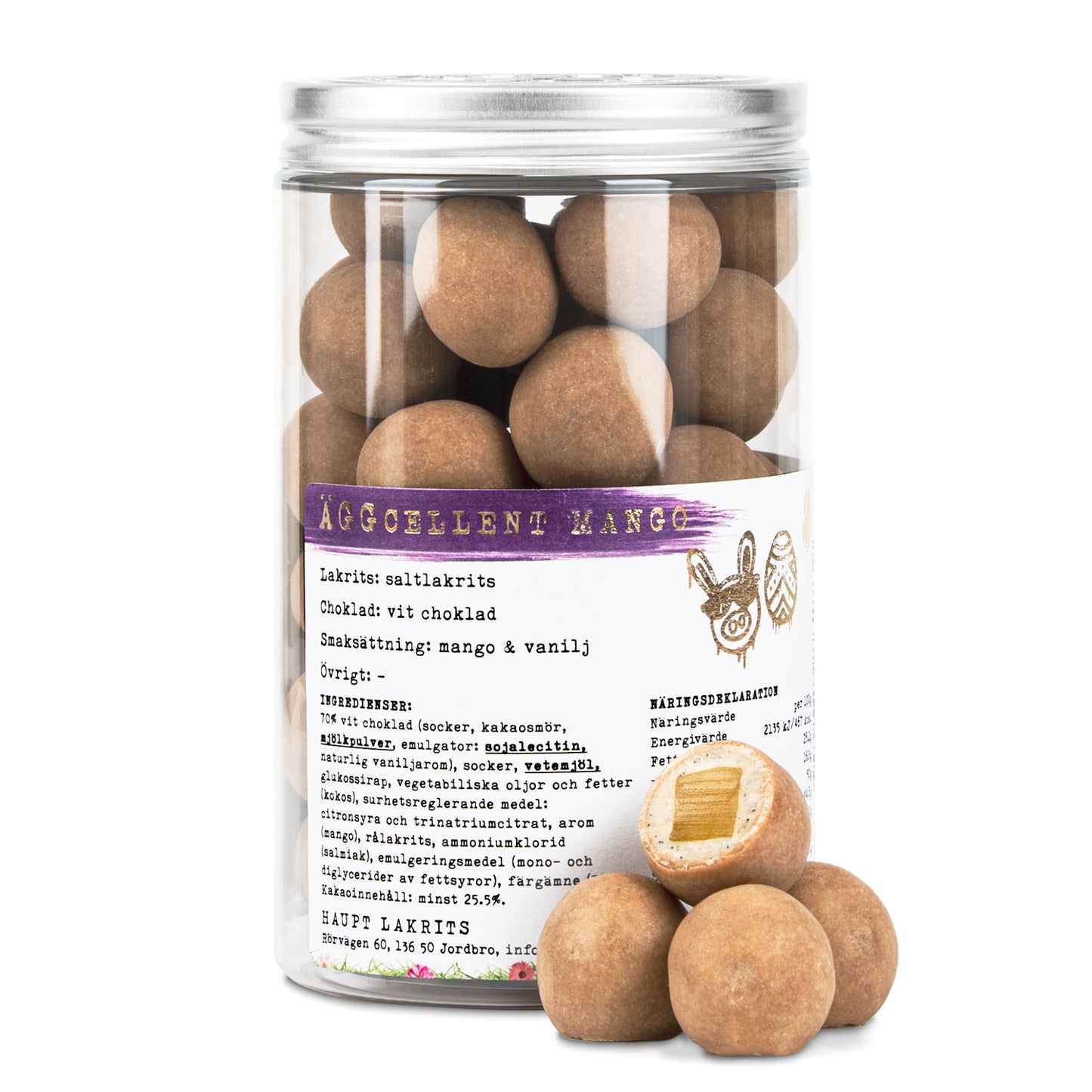 Haupt Lakrits Æggcellent Mango 250g | Lakritz-Boutique