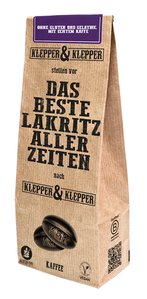 Klepper & Klepper Lakritz mit Kaffee 200g | Lakritz-Boutique
