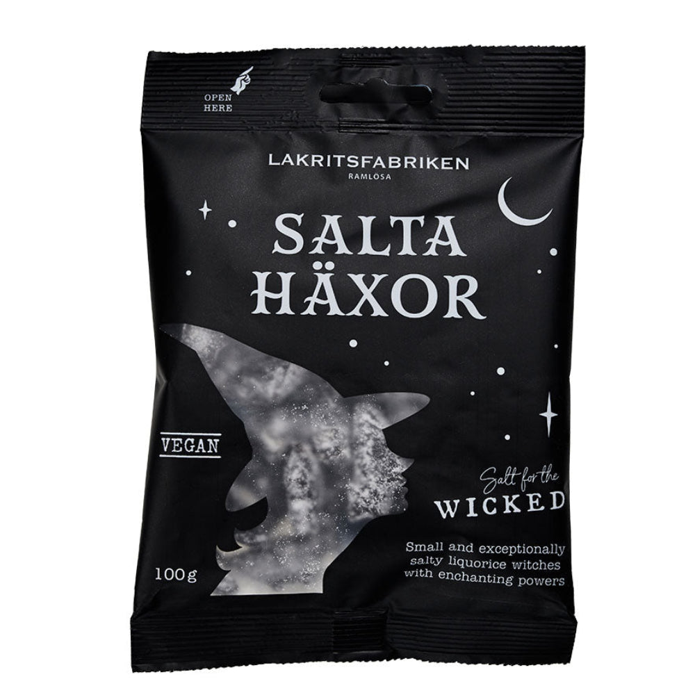 Lakritsfabriken Salta Häxor - Salt for the Wicked Lakritz 100g | Lakritz-Boutique
