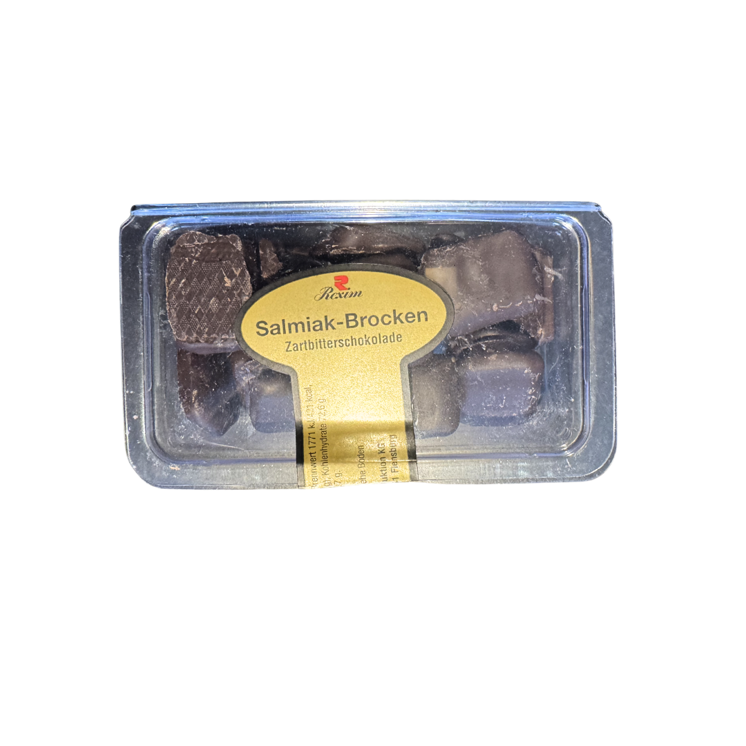 Rexim Salmiak Brocken Lutschbonbons Zartbitter 125g | Lakritzz-Boutique