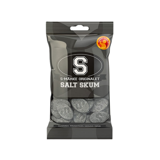 S-Märke Salt Saum Salzlakritz schaumig 70g | Lakritz-Boutique