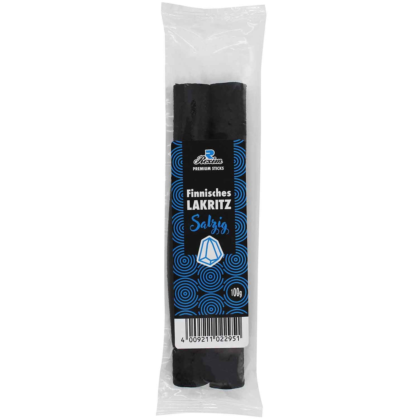 Rexim Finnische Lakritzsticks salzig 2 Stk. 100g | Lakritz-Boutique