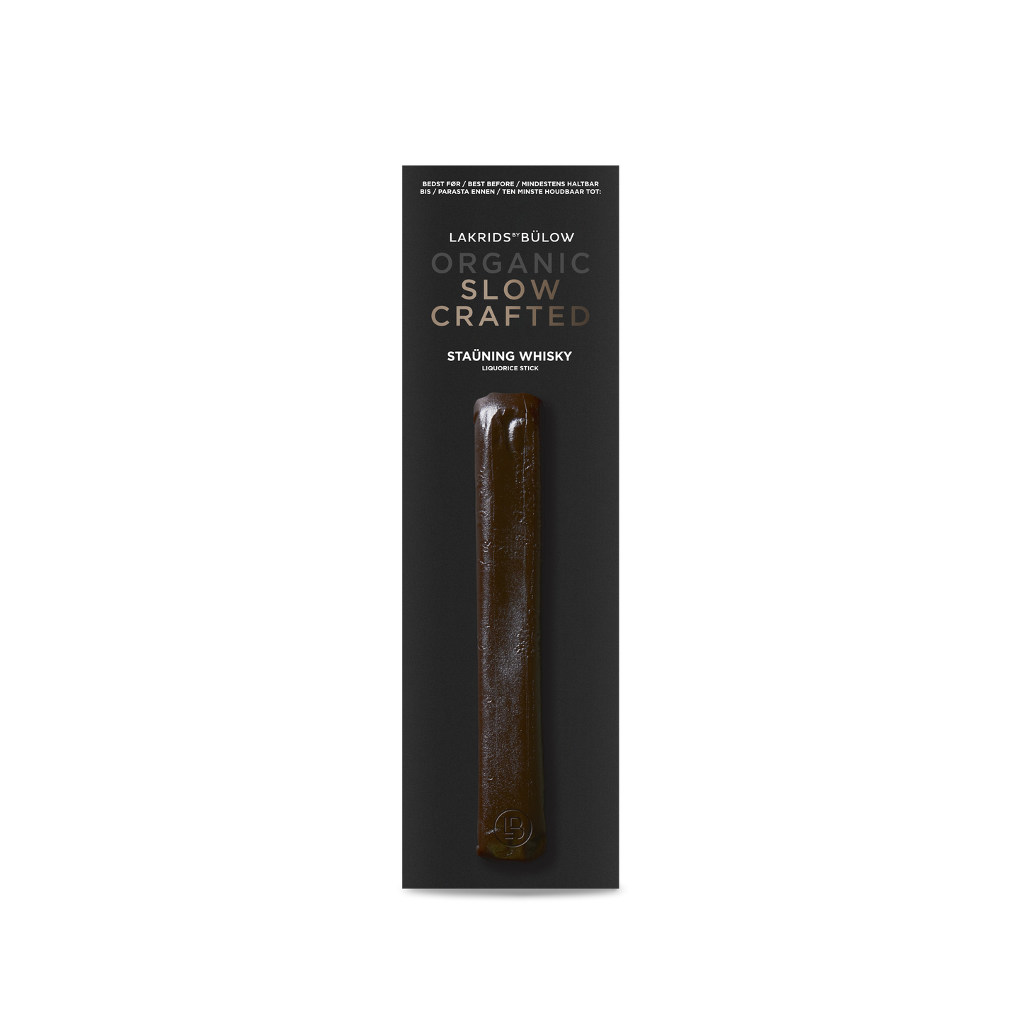 Lakrids by Bülow Slow Crafted Lakritz Stick Stauning Whisky 30g I Lakritz-Boutique