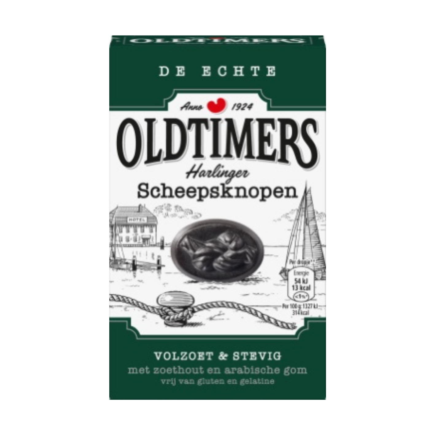Oldtimers Lakritz Scheepsknopen 185g