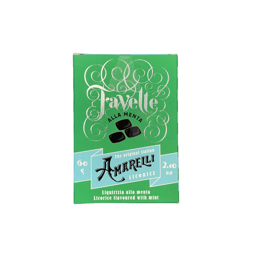 Amarelli Favette Lakritz mit Minze 60g | Lakritz-Boutique