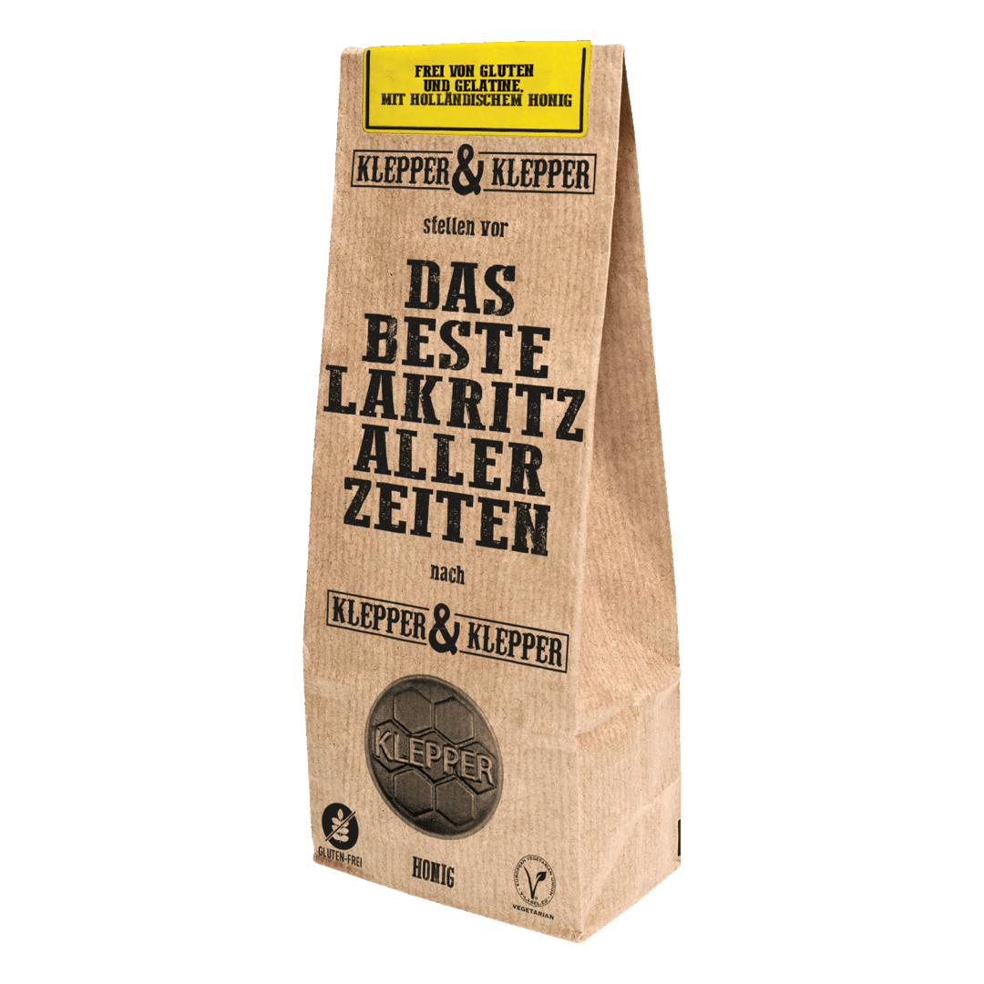 Klepper & Klepper Lakritz mit Honig 200g I Lakritz-Boutique
