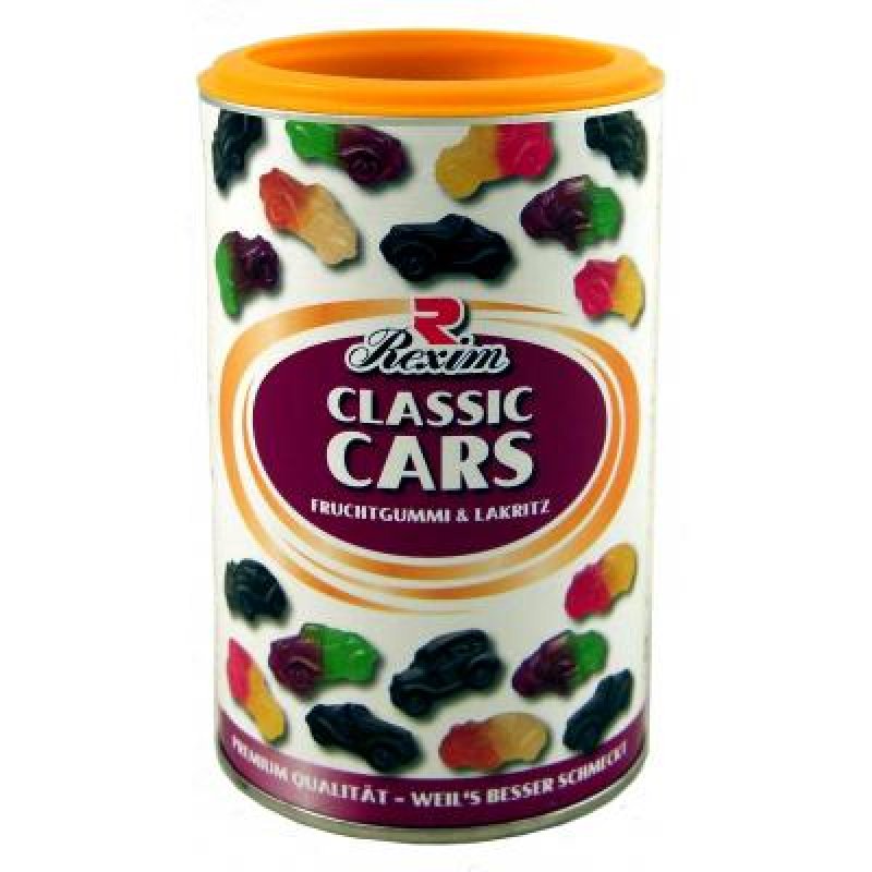 Rexim Classic Cars Fruchtgummi und Lakritz 250g I Lakritz-Boutique