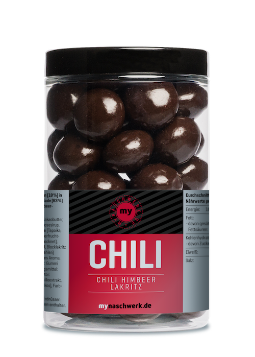 Mynaschwerk Chili Himbeer Lakritz 300g I Lakritz-Boutique