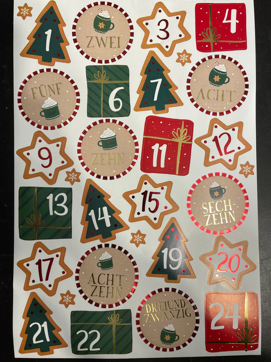 Lakritz Adventskalender do it yourself 29 Artikel 800g LIMITIERT!