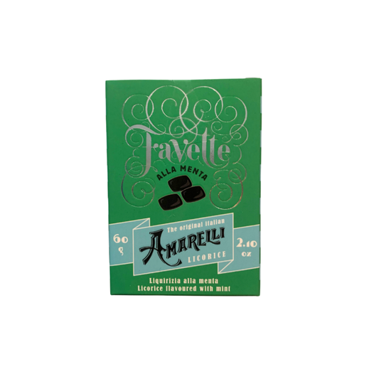 Amarelli Favette Lakritz mit Minze 60g | Lakritz-Boutique