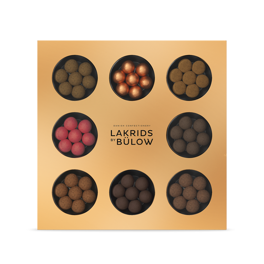 Lakrids by Bülow Winter Selection Lakritz Geschenkbox Gold 350g | Lakritz-Boutique