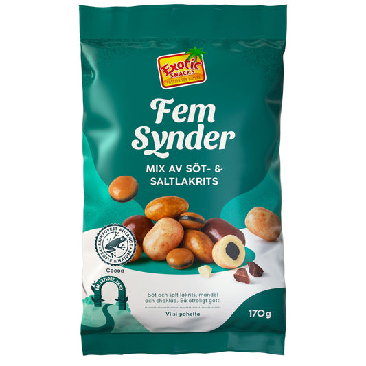 Exotic Snacks Schoko-Lakritzmix 170g | Lakritz-Boutique
