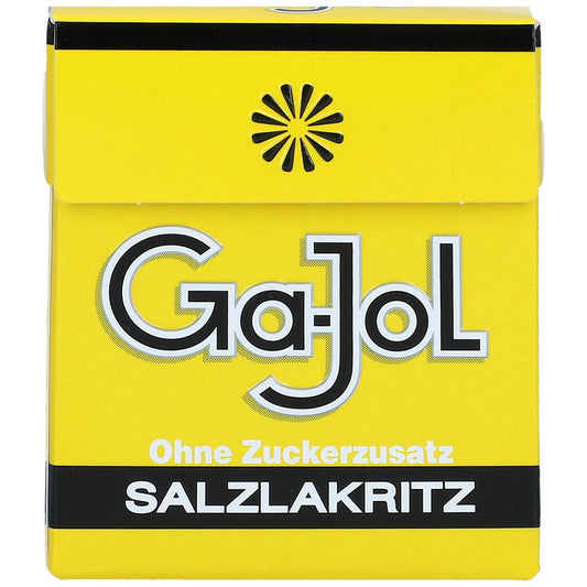 Gajol Salzlakritz Pastillen zuckerfrei 20g | Lakritz-Boutique