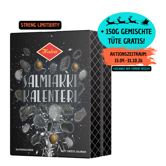Halva Adventskalender 2026 200g | Lakritz-Boutique