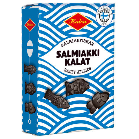 Halva Salmiakki Kalat Lakritz Box 230g | Lakritz-Boutique