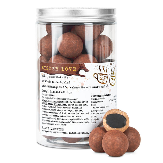 Haupt Lakrits Bitter Love Lakritz mit Schokolade limitiert 250g | Lakritz-Boutique