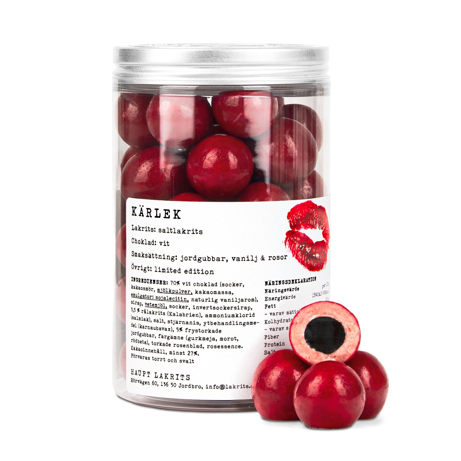 Haupt Lakrits Kärlek (Liebe) Lakritz mit Schokolade 250g | Lakritz-Boutique