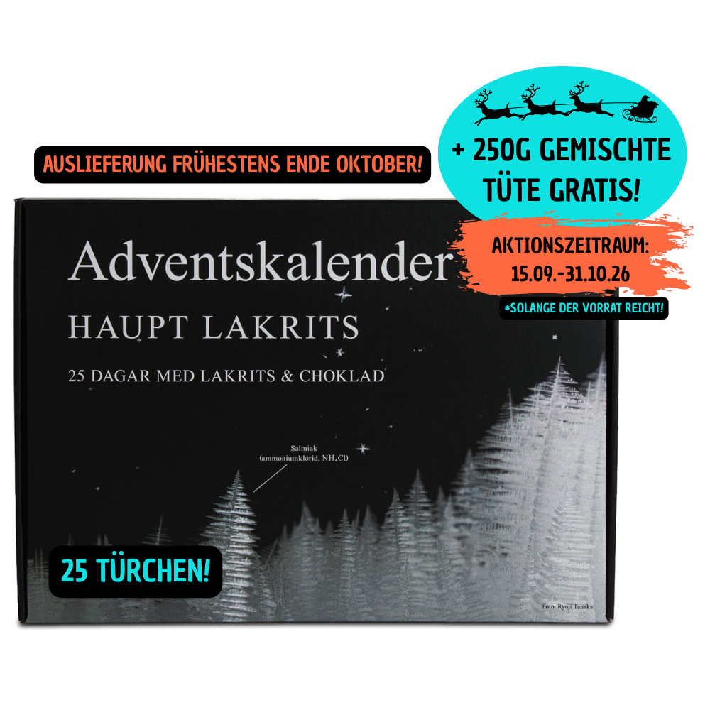 Haupt Lakrits Lakritz Adventskalender 2026 385g | Lakritz-Boutique