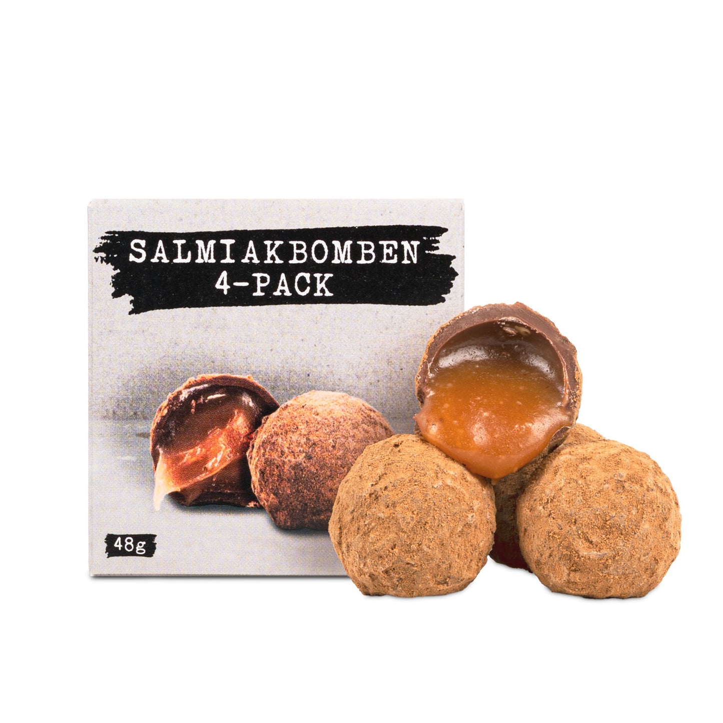 Haupt Lakrits Salmiak Lakritz Bomben mit cremigem Karamellkern 4Stk._1 I Lakritz-Boutique