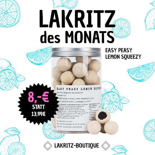 LAKRITZ DES MONATS: HAUPT LAKRITS EASY PEASY LEMON SQUEEZY!