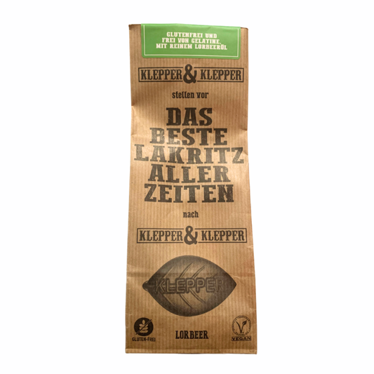 Klepper & Klepper Lakritz mit Lorbeere 200g | Lakritz-Boutique