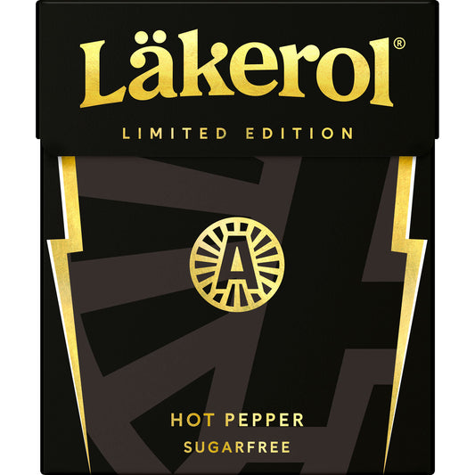 Läkerol Hot Pepper Lakritzpastillen zuckerfrei 25g limitiert | Lakritz-Boutique