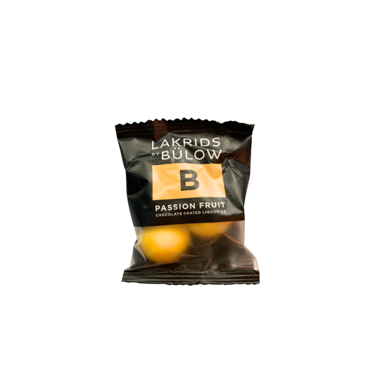 Lakrids by Bülow B Passion Fruit Lakritz Mini 2er Beutel 12g | Lakritz-Boutique