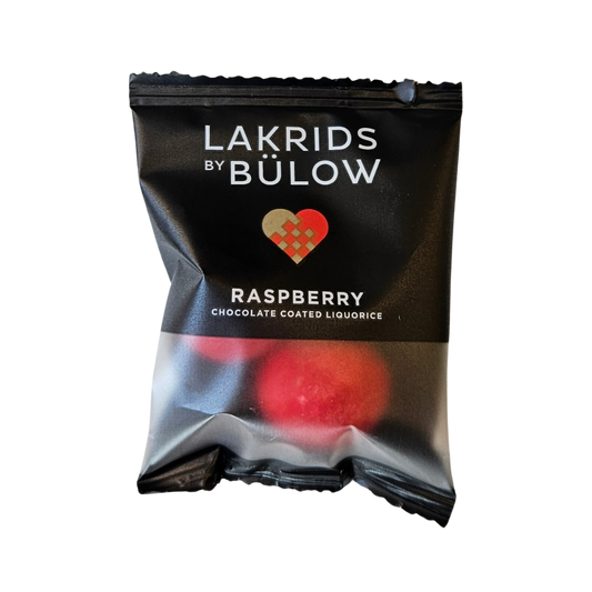 Lakrids by Bülow Crispy Raspberry Lakritz Mini 2er Beutel limitiert 12g | Lakritz-Boutique
