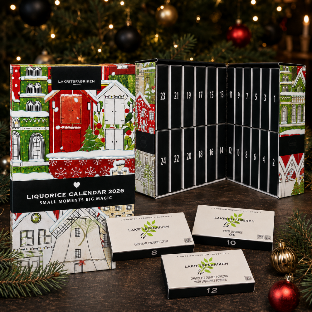 Lakritsfabriken Lakritz Adventskalender 2026 720g | Lakritz-Boutique