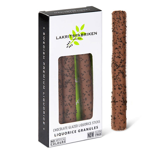 Lakritsfabriken Lakritzsticks mit Lakritzgranulat 45g | Lakritz-Boutique
