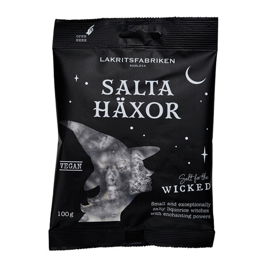 Lakritsfabriken Salta Häxor - Salt for the Wicked Lakritz 100g | Lakritz-Boutique