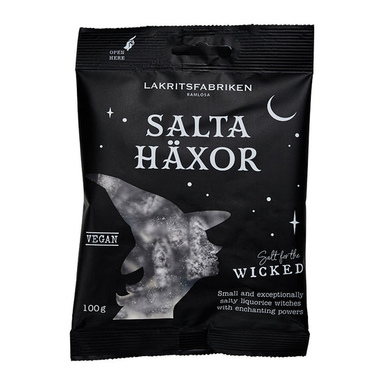 Lakritsfabriken Salta Häxor - Salt for the Wicked Lakritz 100g | Lakritz-Boutique