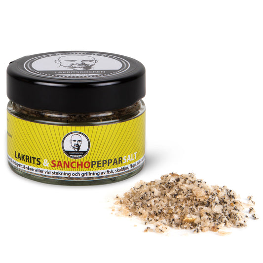 Lakritskocken Salz mit Lakritz und Sanchopfeffer 75g