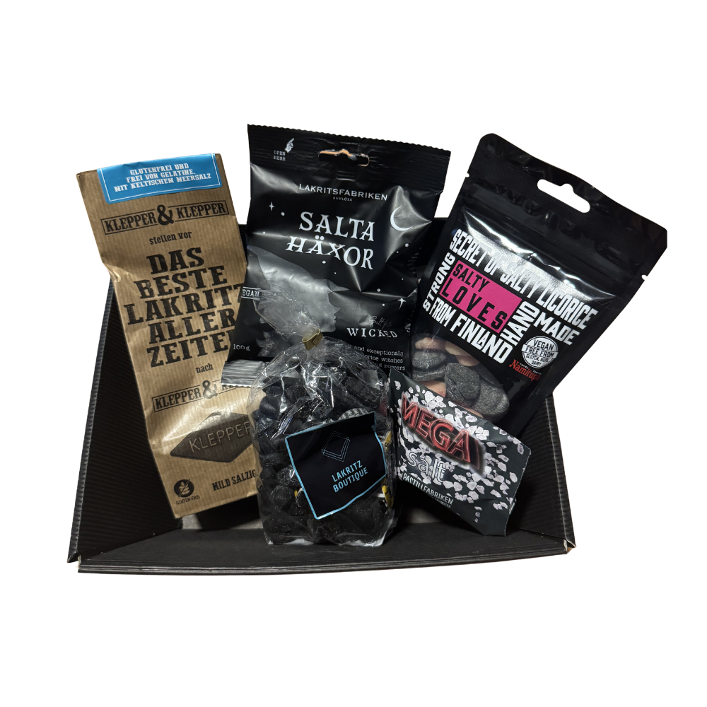 Lakritz Geschenkkorb salzig klein 5 Produkte | Lakritz-Boutique_1