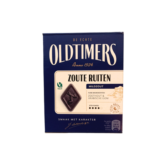 Oldtimers Lakritz Zoute Ruiten 185g | Lakritz-Boutique