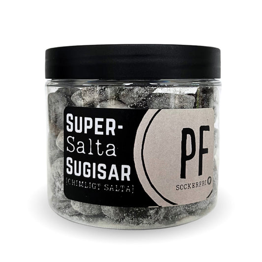 Pastillfabriken Supersalta Sugisar Lakritpastillen zuckerfrei 120g | Lakritz-Boutique