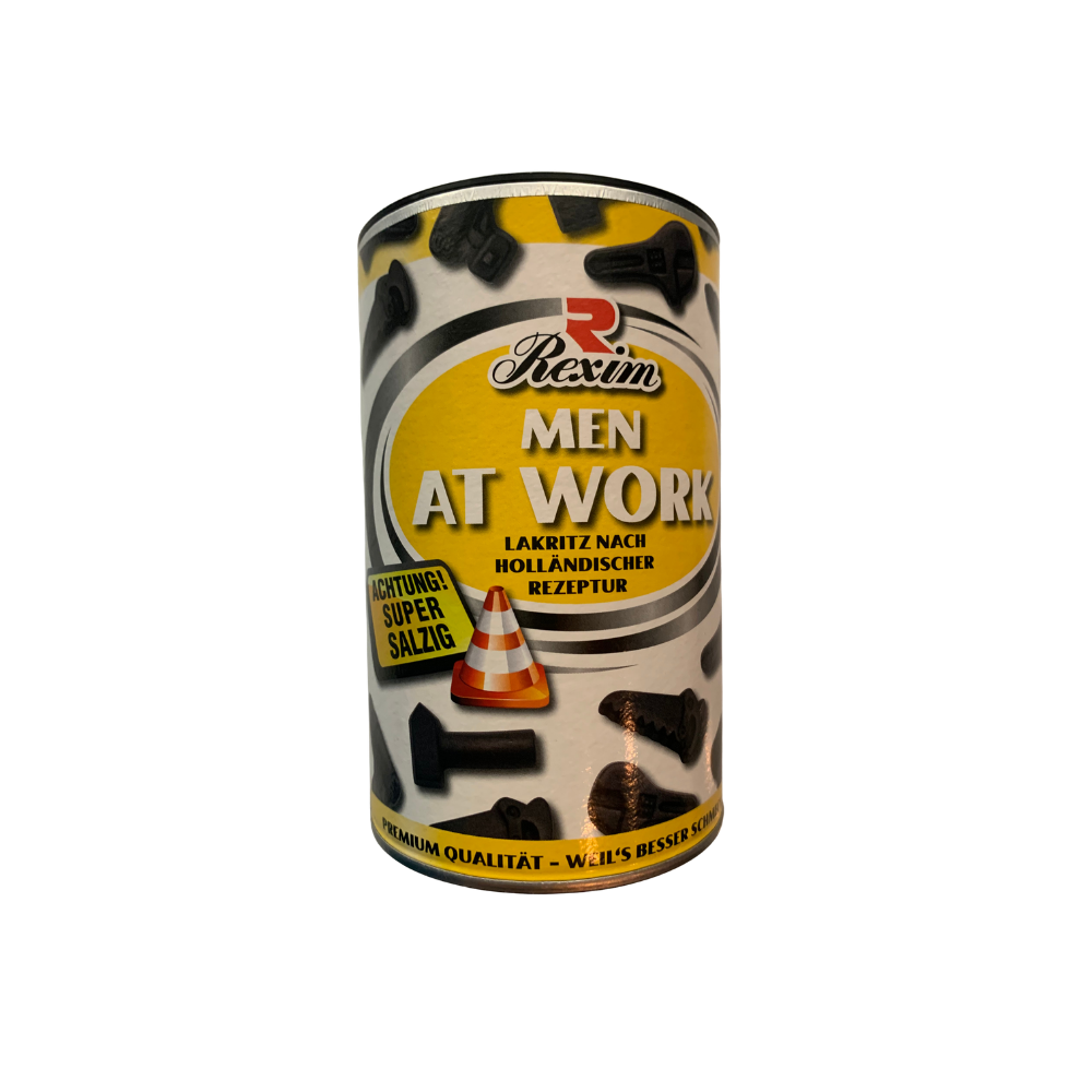 Rexim Men at work Salzlakritz 250g | Lakritz-Boutique
