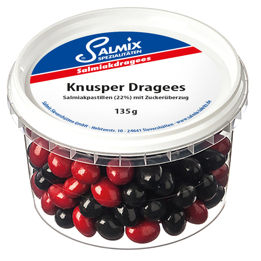 SALMIX Lakritz Knusper Dragees 135g | Lakritz-Boutique