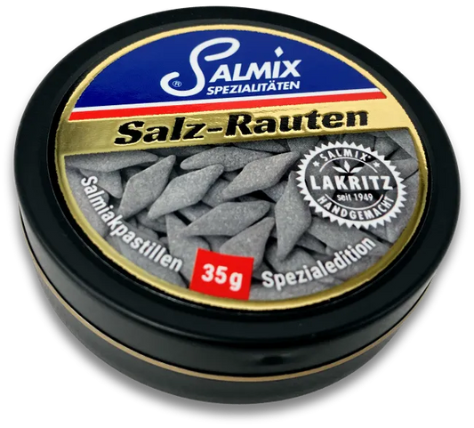 Salmix Salzrauten Starksalmiak 9% Schmuckdose 50g | Lakritz-Boutique