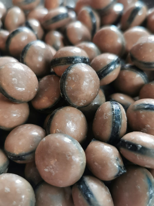 Schoko Salzkaramell Salmiak Dragees | Lakritz-Boutique