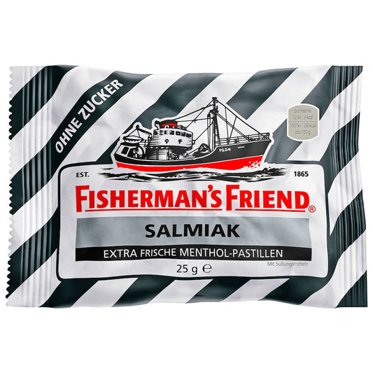 Fisherman's Friend Salmiak Lakritz Pastillen zuckerfrei 25g I Lakritz-Boutique
