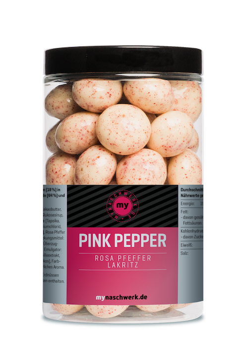Mynaschwerk Pink Pepper Lakritz 300g I Lakritz-Boutique