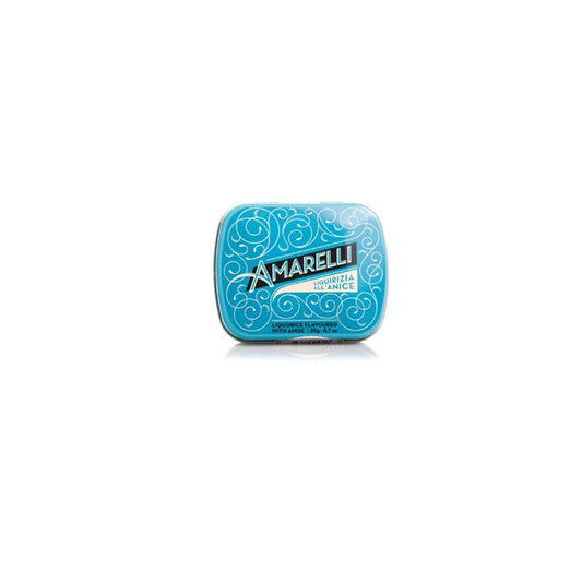 Amarelli Blue Sky Lakritz mit Anis Blechdose 40g | Lakritz-Boutique