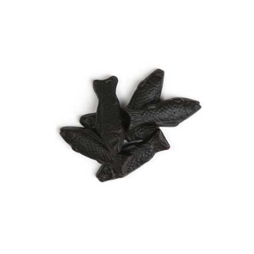 Kolsvart salzige Lakritzfische geräuchert 120g | Lakritz-Boutique