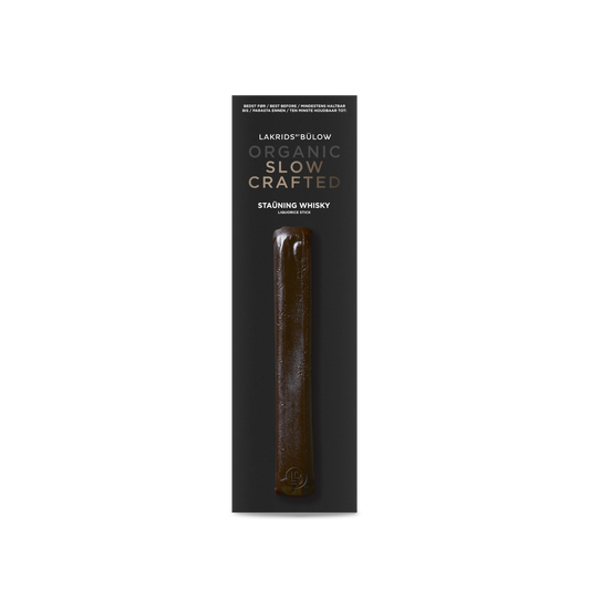 Lakrids by Bülow Slow Crafted Lakritz Stick Stauning Whisky 30g I Lakritz-Boutique
